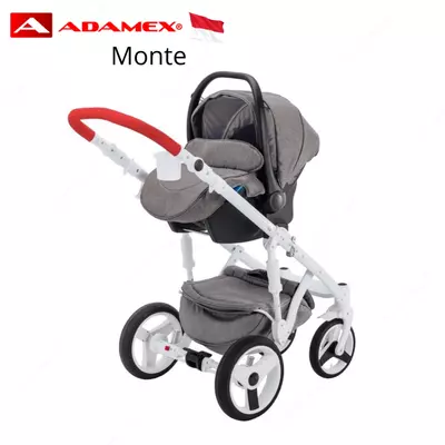 Коляска Adamex MONTE CARBON🇵🇱 3 в 1 (Польша)
