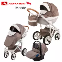 Коляска Adamex MONTE CARBON🇵🇱 3 в 1 (Польша)