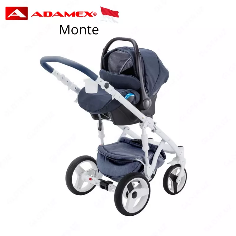 Коляска Adamex MONTE CARBON🇵🇱 3 в 1 (Польша)