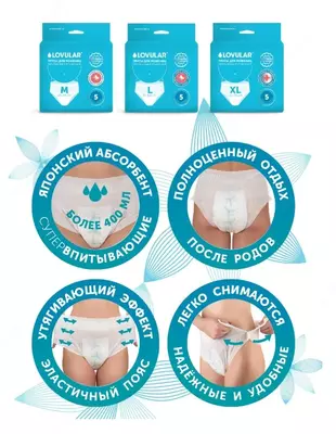 Сумка в роддом с товарами LOVULAR