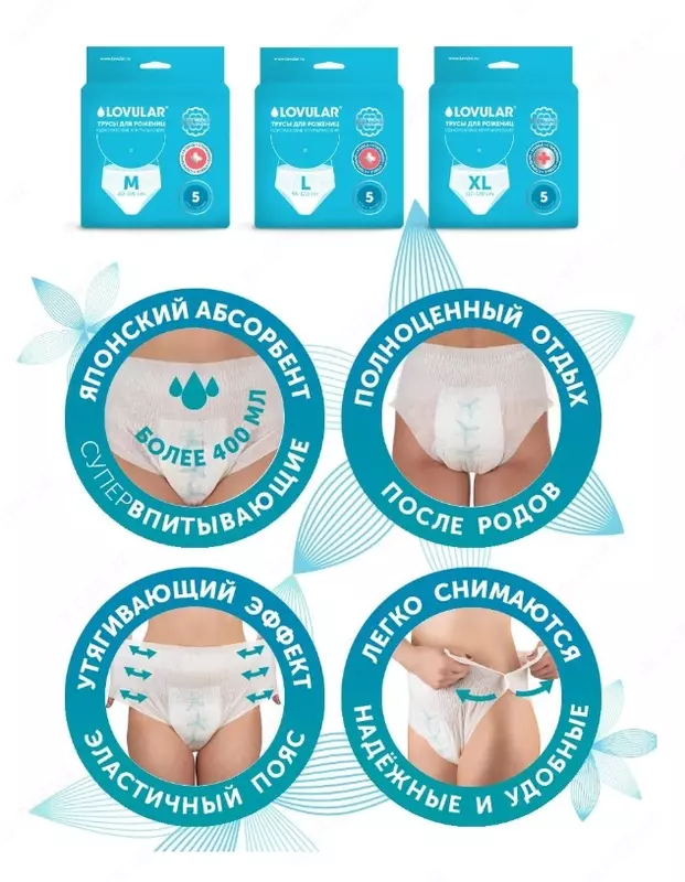 Сумка в роддом с товарами LOVULAR