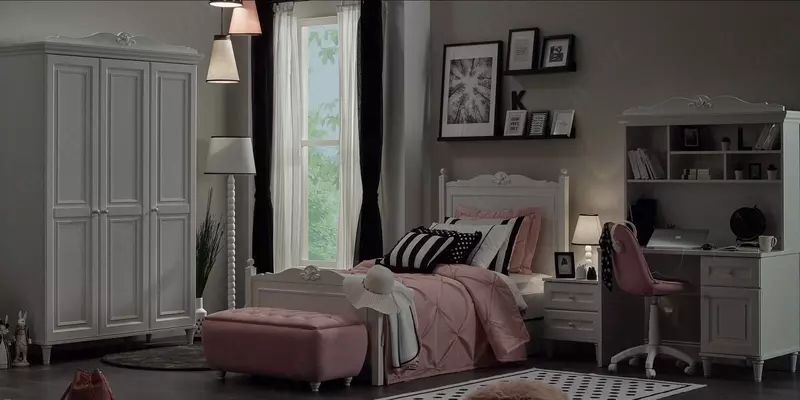 Almila LORA o'smirlar uchun mebel to'plami (Turkiya)