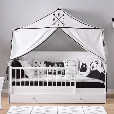 Кроватка-диванчик со съемным бортиком Nordic toddler ALMILA 🇹🇷 Турция