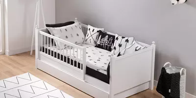 Кроватка-диванчик со съемным бортиком Nordic toddler ALMILA 🇹🇷 Турция