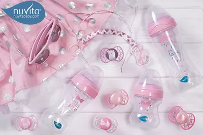 Nuvita Mimic Cool anti-colic oziqlantirish shishasi , 150ml 0m+