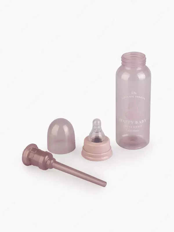 Kolikaga qarshi oziqlantiruvchi shisha, lateks nipel, Happy baby (Buyuk Britaniya) 250ml