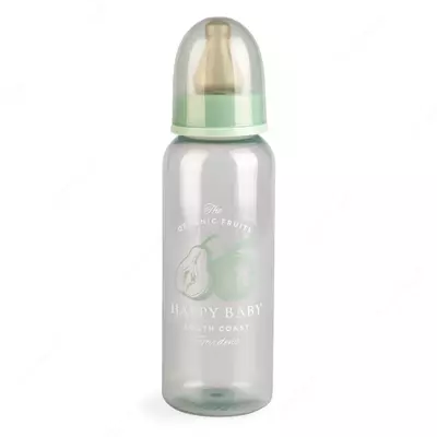 Бутылочка антиколиковая для кормления латексная соска, Happy baby (Великобритания) 250 мл