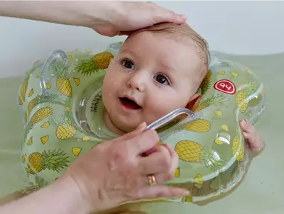 Happy baby "AQUA FUN" suzish doirasi, 38 sm, 0-12 oy (Buyuk Britaniya)