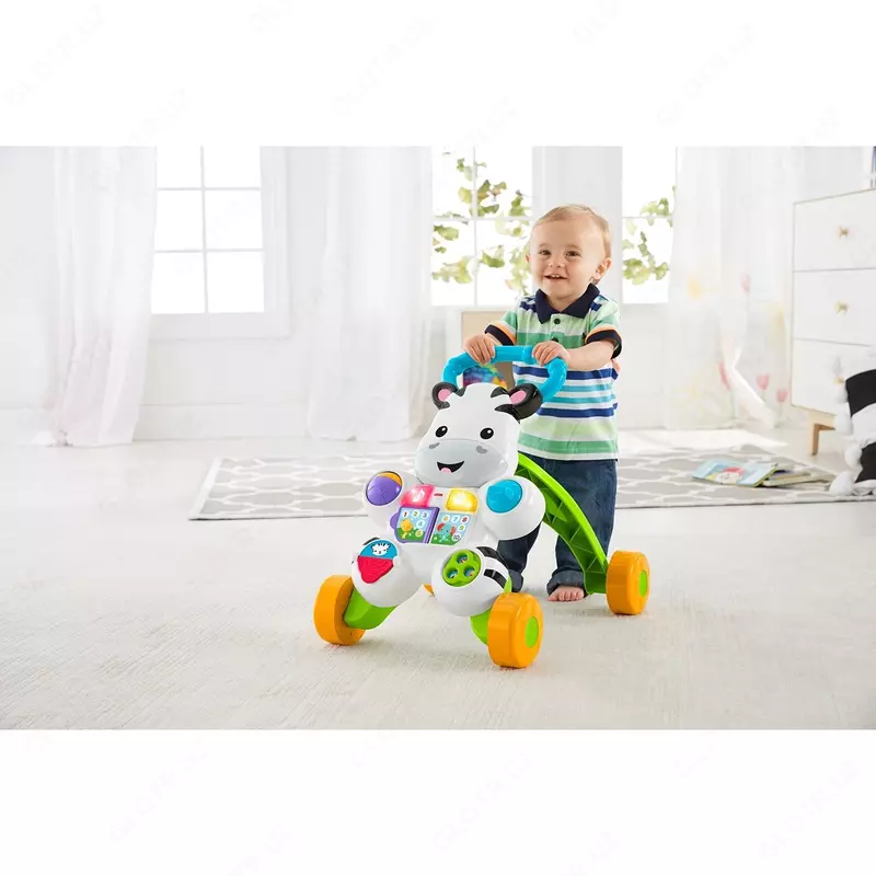 Fisher Price zebra 1da 2 g'altak yuruvchisi