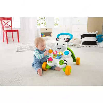 Fisher Price zebra 1da 2 g'altak yuruvchisi