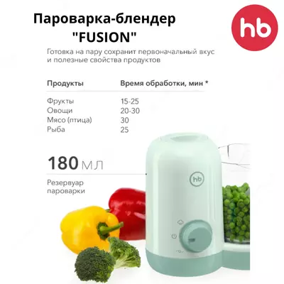 Пароварка-блендер "FUSION" Happy Baby (Великобритания)