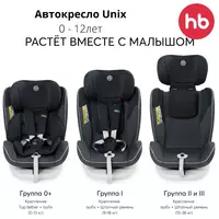 Автокресло Unix | Happy Baby с рождения до 12 лет Великобритания CHICCOBABY.UZ