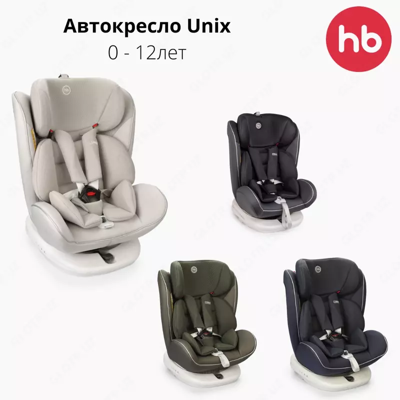 Unix Happy Baby avtomobil o'rindig'i tug'ilgandan  12 yoshgacha Buyuk Britaniya