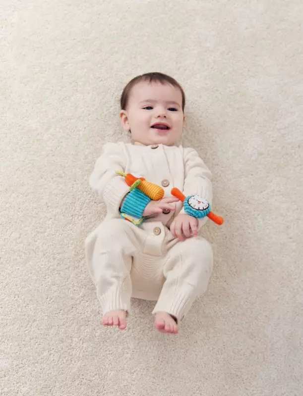 Погремушка ВЕСЁЛЫЕ ЧАСИКИ | Happy baby (Великобритания)