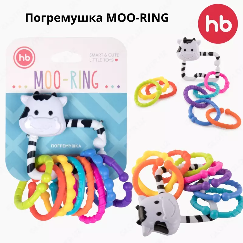 Набор прорезывателей для детей Happy baby (Великобритания) 4+