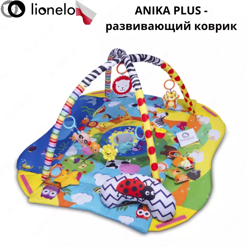 Развивающий коврик для малышей LO-Anika Plus от Lionelo🇵🇱 (Польша) 0+