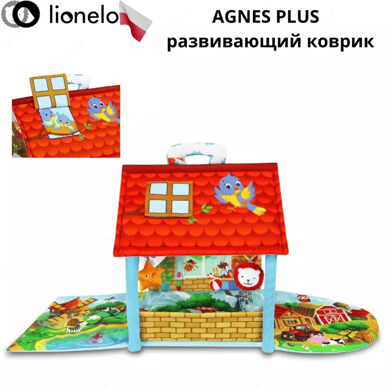 AGNES PLUS-Lionelo (Polsha) tomonidan ishlab chiqilgan mat 0+