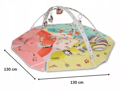 Развивающий коврик Lionelo Jenny Multicolor от Lionelo 🇵🇱0+