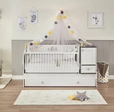 Yangi tug'ilgan chaqaloq uchun mebel to'plami Almila MIA (Turkiya)