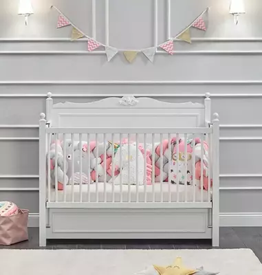 Almila yangi tug'ilgan chaqaloqlar uchun mebel to'plami "Lora Baby" (Turkiya)