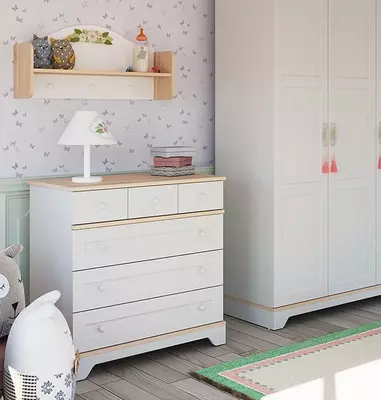 Almila "BIANCA BABY"yangi tug'ilgan chaqaloqlar uchun mebel to'plami