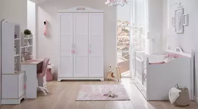 Beshikli divan bilan "BIANCA" mebel to'plami