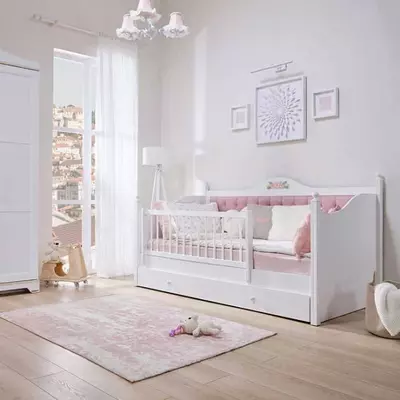 Beshikli divan bilan "BIANCA" mebel to'plami