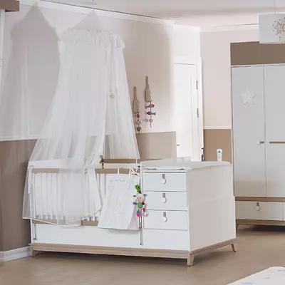 Комплект мебели из Турции для новорождённых "STAR BABY" от Almila