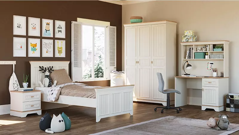 Коллекция Monte от Almila 🇹🇷 гармоничный комплект мебели для вашего подростка.