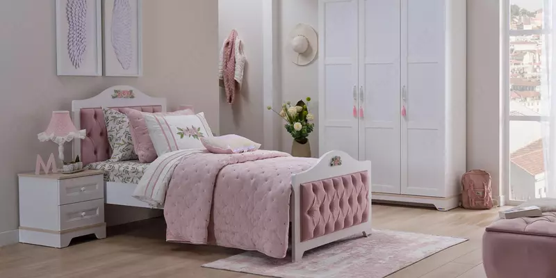 Коллекция мебели для подростка девочки 🌸 "BIANKA" от Almila (Турция)