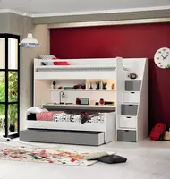 Кроватка двухъярусная с рабочей зоной Neo - по запросу