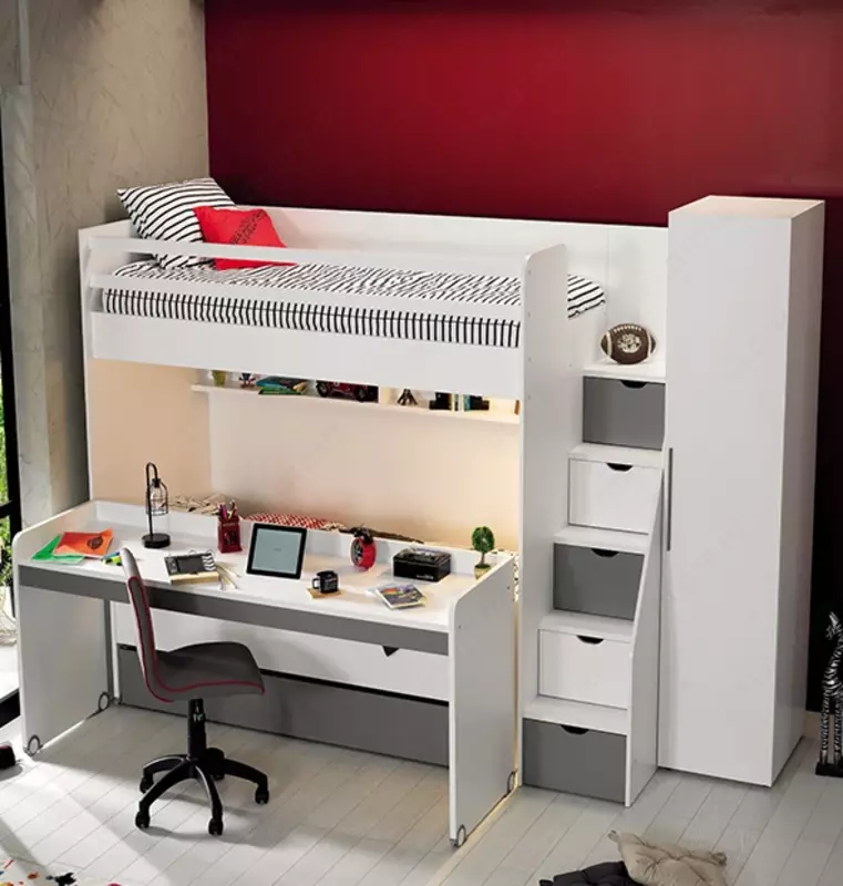 Neo Almila ish maydoni bilan ikki qavatli to'shak, (Turkiya)