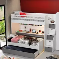 Кроватка двухъярусная с рабочей зоной Neo Оптом и розница