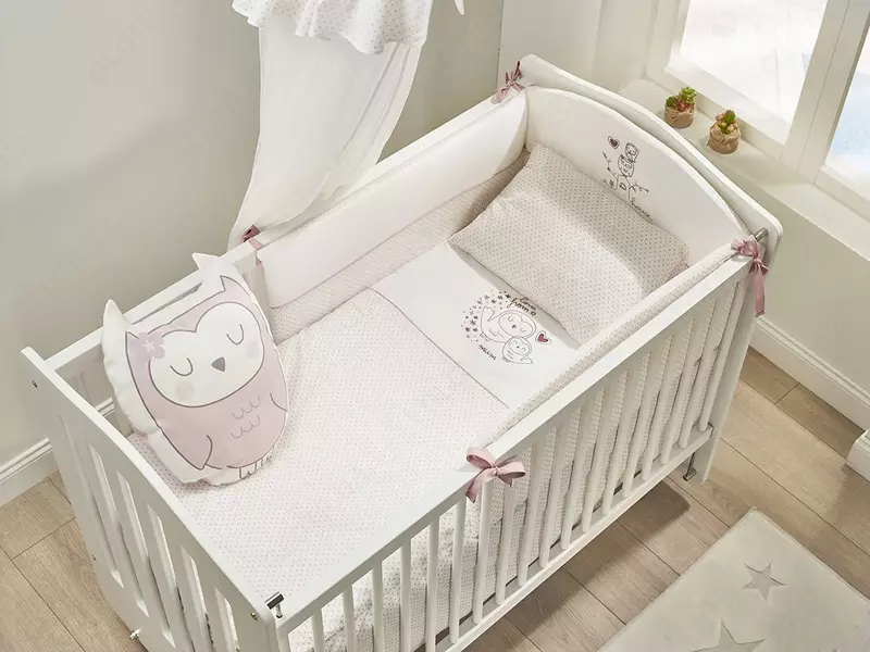 Комплект постельного белья и бортики Mia от ALMILA🇹🇷 (Турция)