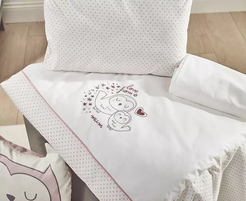 Комплект постельного белья и бортики Mia от ALMILA🇹🇷 (Турция)