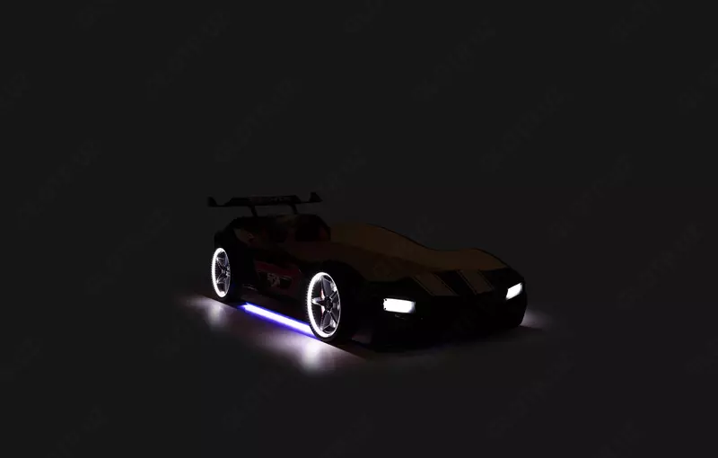 Кровать-машина Black SPX от Ferramini 🇹🇷 (Турция) (без открытия дверей)