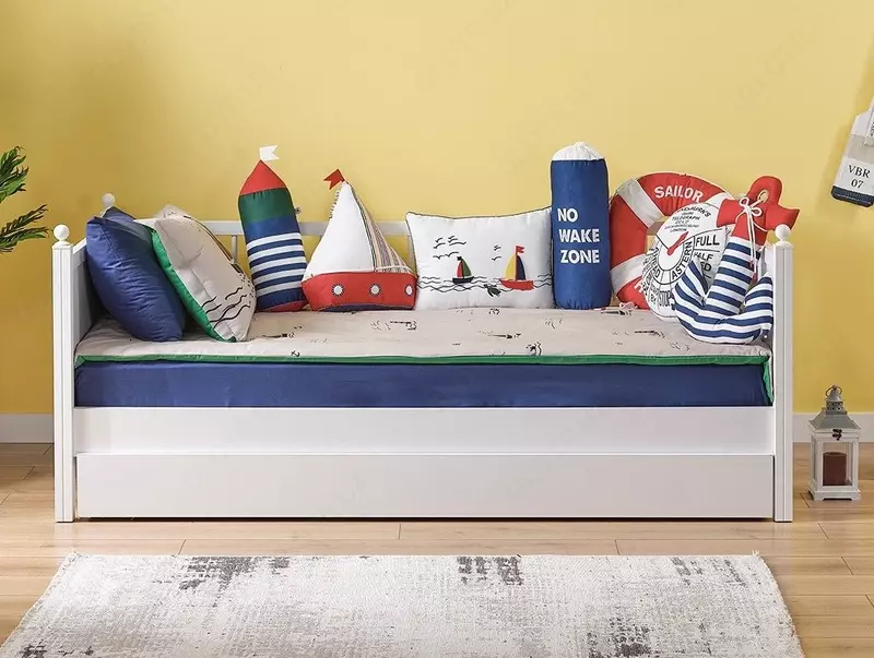 Декоративные подушки Sailor + постельный комплект c балдахином-тентом от производите Almila 🇹🇷 (Турция)