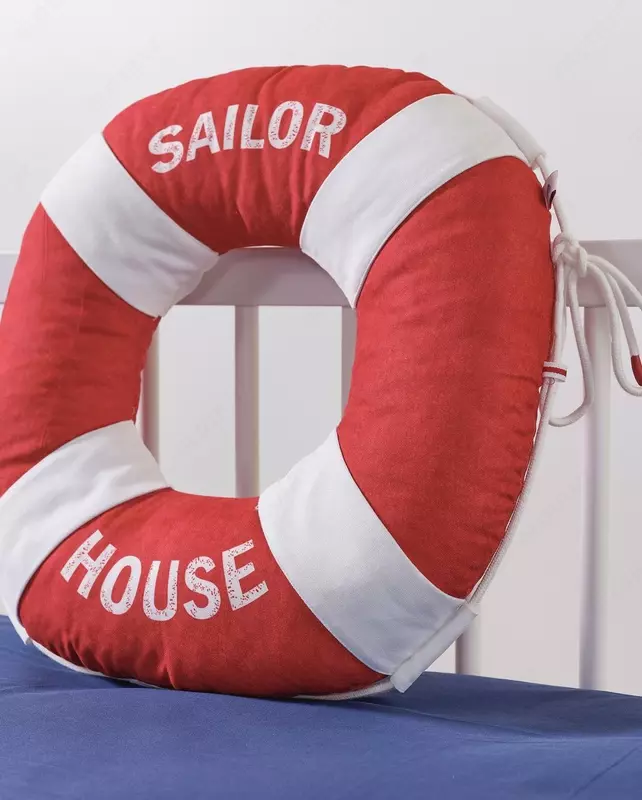 Декоративные подушки Sailor + постельный комплект c балдахином-тентом от производите Almila 🇹🇷 (Турция)