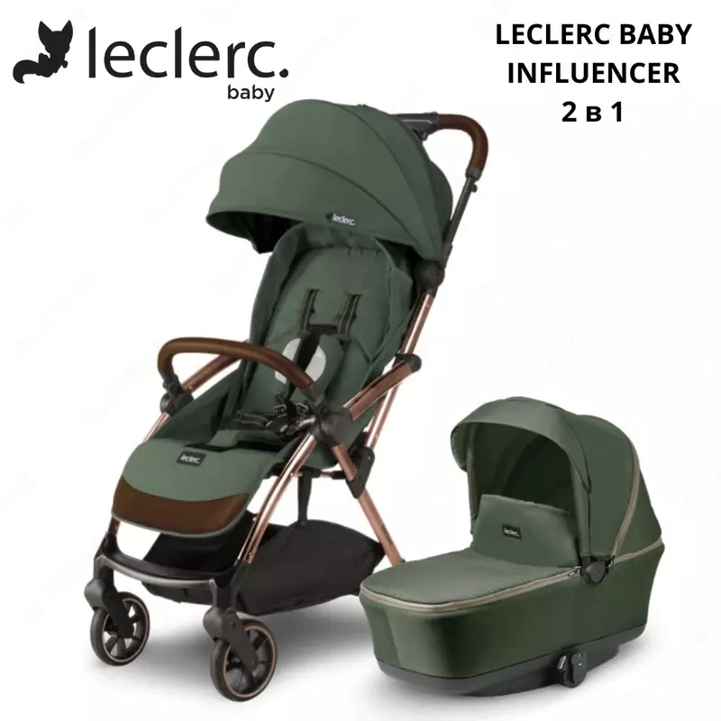 Прогулочная коляска LECLERC BABY INFLUENCER 2 в 1 🇳🇱 (Нидерланды)