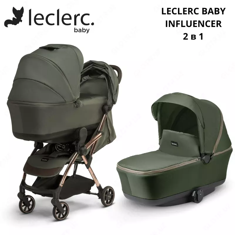 Прогулочная коляска LECLERC BABY INFLUENCER 2 в 1 🇳🇱 (Нидерланды)