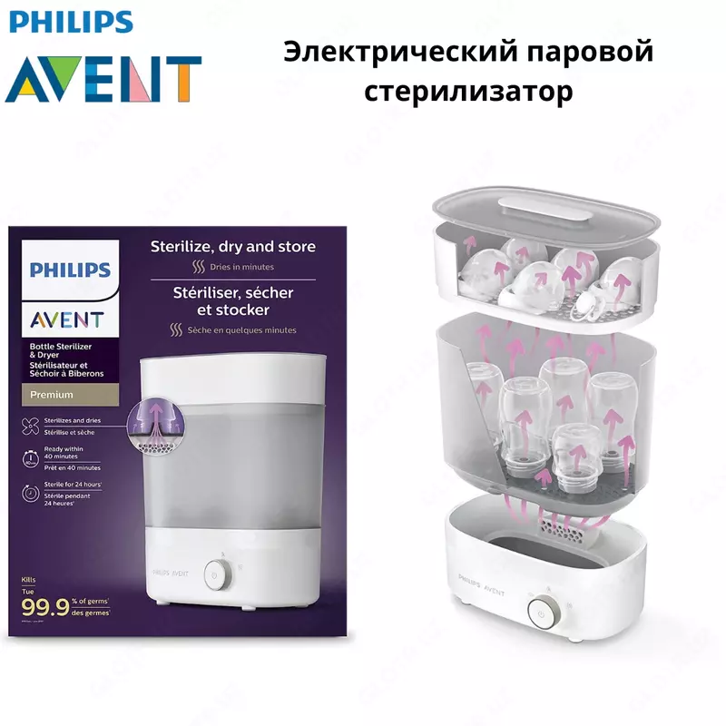 Philips Avent 3v1 elektr bug ' sterilizatori