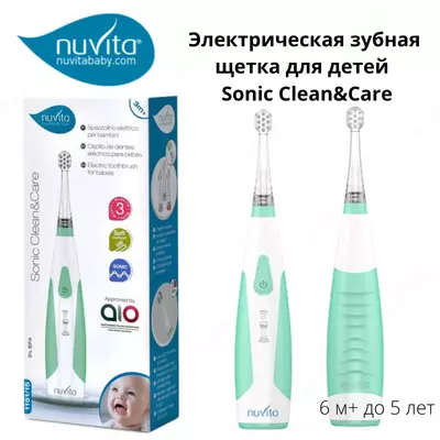 Nuvita Sonic Clean&Care elektr tish cho'tkasi (3 oy - 5 yil) Italiya