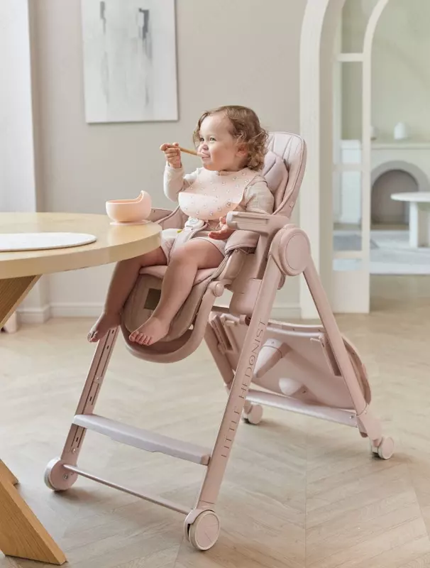 Стульчик для кормления "BERNY LUX" Happy Baby (Великобритания) rose