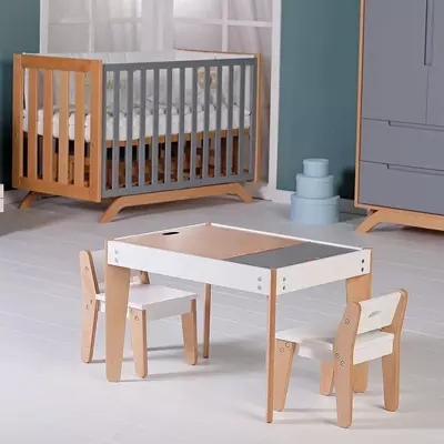 Tahterevalli tomonidan bolalar mebellari to'plami stol va stullar, (Turkiya)