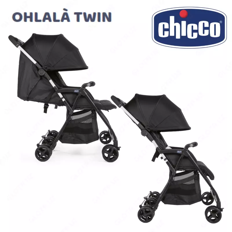 Chicco OHLALA TWIN aravachasi-ikki bola uchun