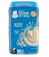 🌾 Каша Gerber Ceral for Baby рисовая с 4+ мес 🥣