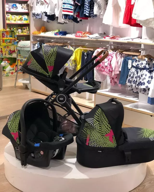 Универсальная коляска 3 в 1 Chicco Trio Best Friend Optical Jungle