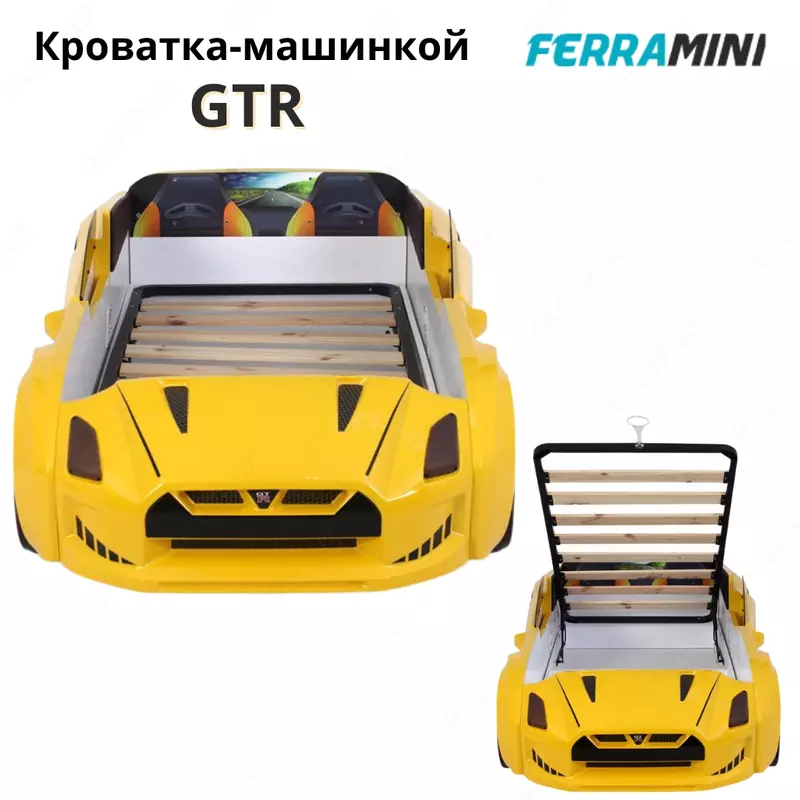 Кровать-машина GTR с открывающимися дверцами от Ferramini 🇹🇷 (Турция)