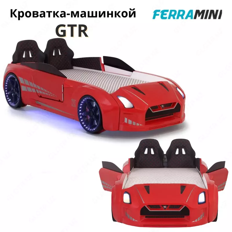 Кровать-машина GTR с открывающимися дверцами от Ferramini 🇹🇷 (Турция)