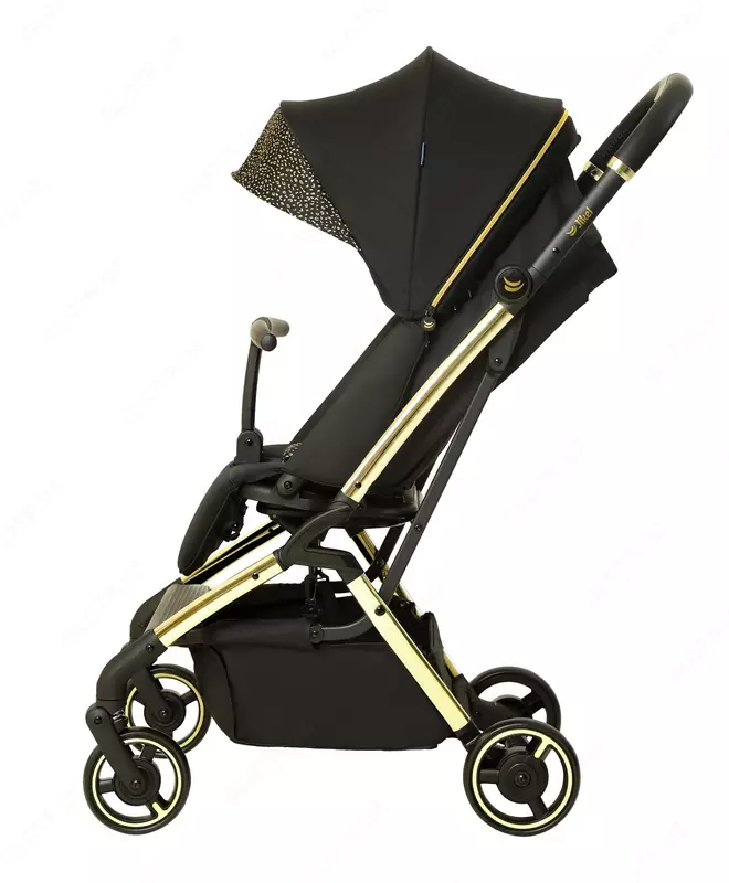 Компактная коляска Life 360 ° 2 в 1 на золотой раме от Jikel (Франция)